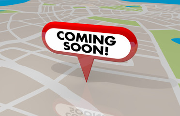 Coming Soon Future Next Available Later New 3d Illustration