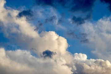 Fototapeta na wymiar Dramatic sky with storm clouds