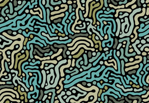 abstract wave collorfull seamless pattern for decoration and fabric