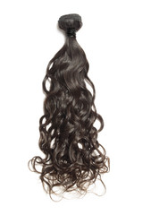 Loose wavy black human hair weaves extensions bundle