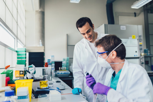 Biologist Working in a Professional Laboratory