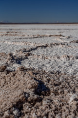 lagunas de baltinache - salt in the middle of the atacama desert