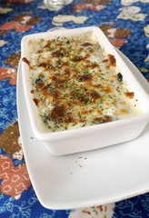 baked spinach with cheese