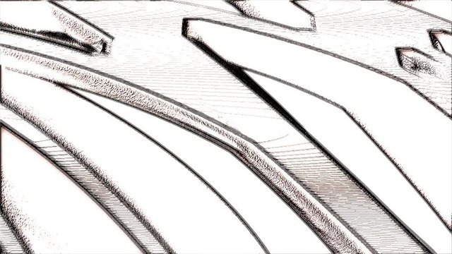Abstract Background Rippling Contour Version D12