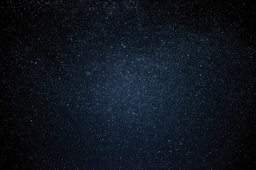 Night sky with stars and galaxy in outer space, universe background