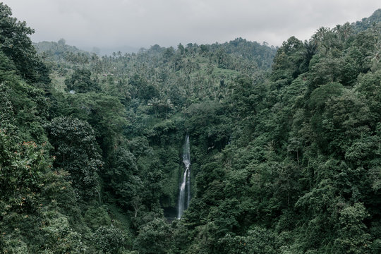 Fototapeta Waterfall in jungle