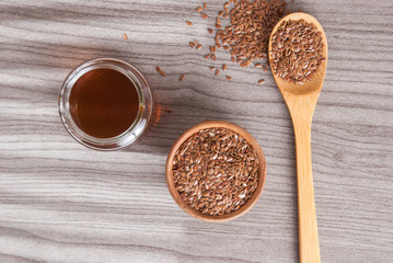 Organic flax seeds - Linum usitatissimum