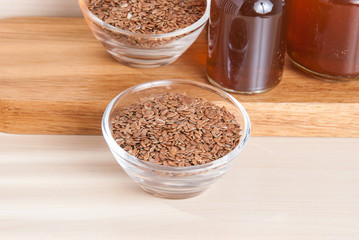 Organic flax seeds - Linum usitatissimum