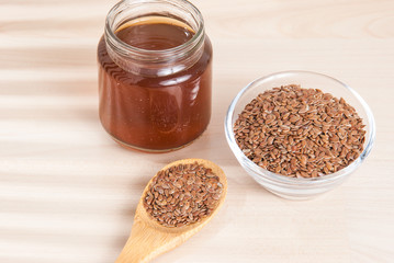 Organic flax seeds - Linum usitatissimum