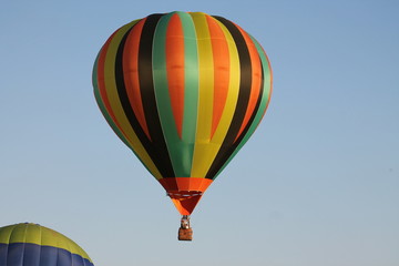 Lors d'une compétition de montgolfière