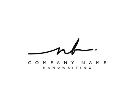 N B Initial handwriting logo