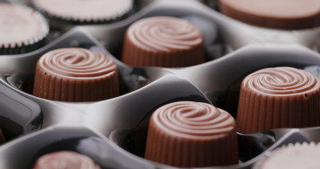 Tasty chocolate truffles