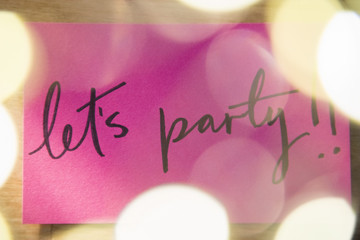 Let's party!