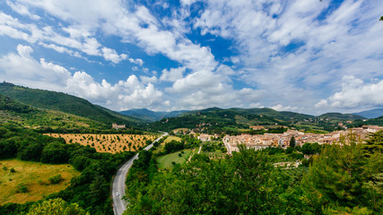 Landscape near Spoleto, Umbria, Italy