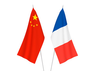 France and China flags