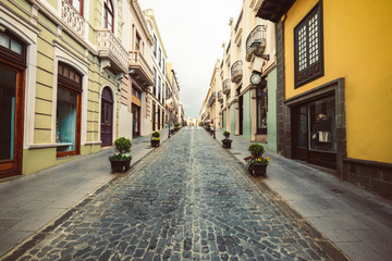 The architecture of village on Tenerife Island, Spain