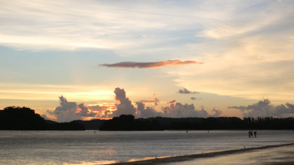 Obraz premium sunset beach sky 