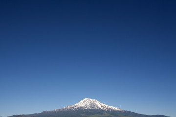 clouds in the mountains