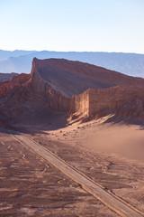 long road in the desert