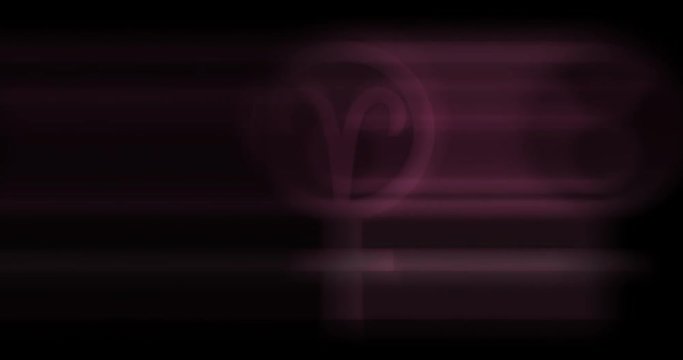Animation of twelve female zodiac signs smoothly flowing from one to another