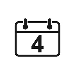 Calender vector icon. Calender symbol icon. calendar icon