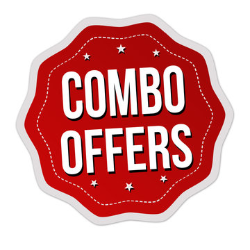 Combo offers label or sticker