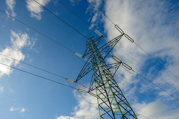 linea elettrica alta tensione 