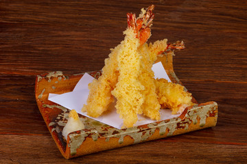 Tiger prawn tempura