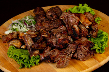 Lamb plate barbecue