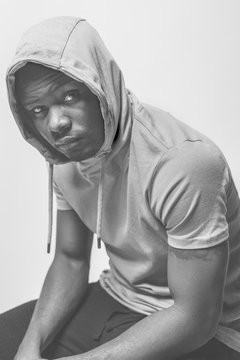Portrait of african american young man