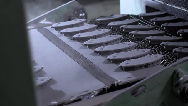 Small Iron Parts Just Removed From The Molds