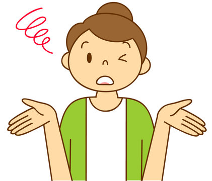 女性 呆れ顔 Stock イラスト Adobe Stock
