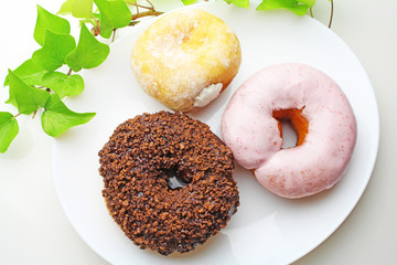 ３種類のドーナツ