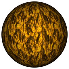 3D Bild - Kugel- mit Muster - Textur