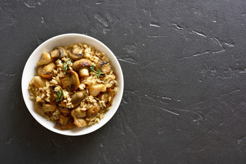 Risotto with mushrooms