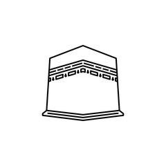 Holy kaaba icon.
