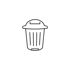 Trash can icon.