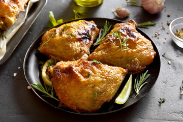 Fried chicken thighs