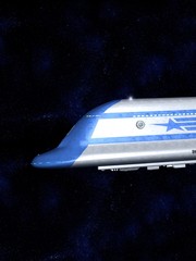 Space Ship Passenger Liner 3d Illustration
