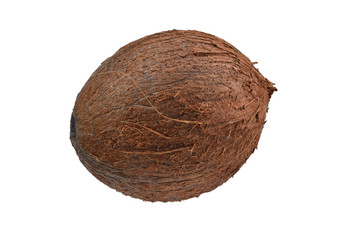 Coconut isolated on white background.