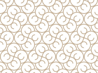 Repeating circle shape vector pattern
