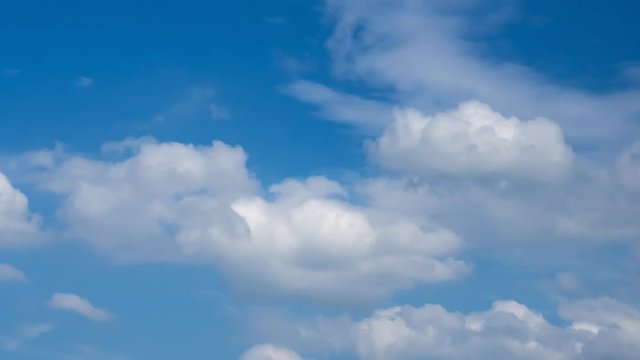 white clouds timelapse