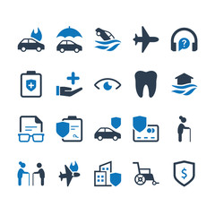 Insurance icons - set 4