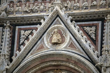 Obraz premium Part of Siena cathedral