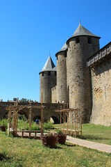 Entrée du château de Carcassonne