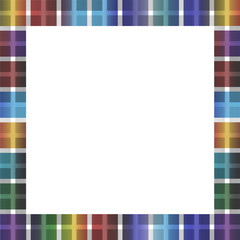 Abstract colorful frame of squares
