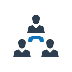 Teamwork communication icon