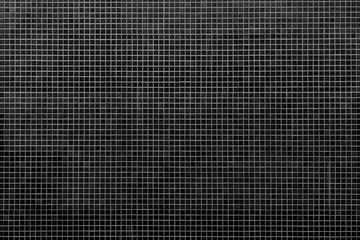 background of black mosaic ceramic tile wall texture