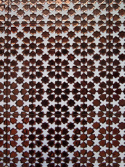 Decorative wall tiles on Granada house