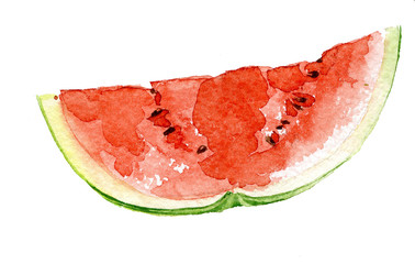 watercolor watermelon